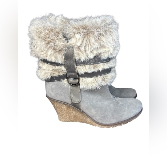 Steve Madden Frigidd Winter Boots Booties Shoes Womens Size 7 Gray
Suede Pull On - Picture 1 of 9